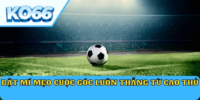 Bật mí mẹo cược góc luôn thắng từ cao thủ