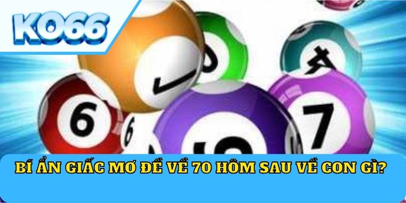 Bí ẩn giấc mơ đề về 70 hôm sau về con gì? 