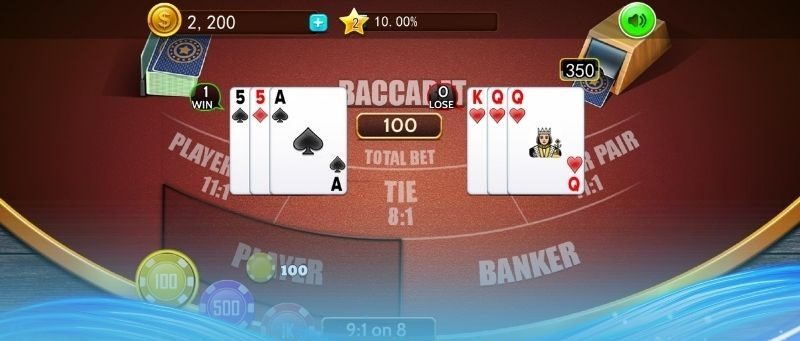 Bạn còn có thể trải nghiệm baccarat tại Ko66